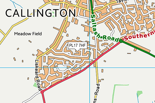 PL17 7HF map - OS VectorMap District (Ordnance Survey) PL17 7HF map - OS VectorMap District (Ordnance Survey)