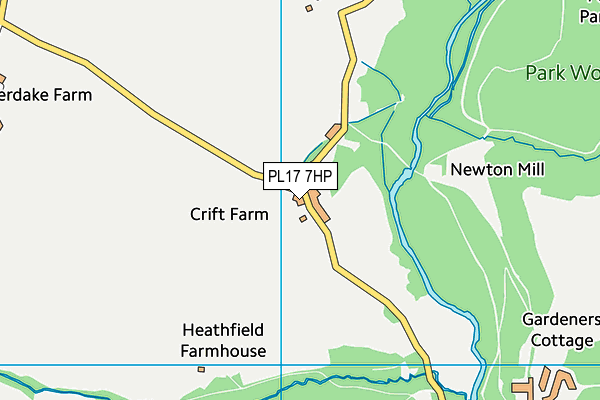 PL17 7HP map - OS VectorMap District (Ordnance Survey) PL17 7HP map - OS VectorMap District (Ordnance Survey)
