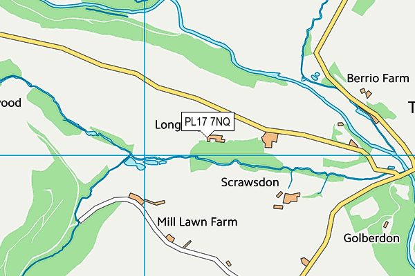 PL17 7NQ map - OS VectorMap District (Ordnance Survey) PL17 7NQ map - OS VectorMap District (Ordnance Survey)