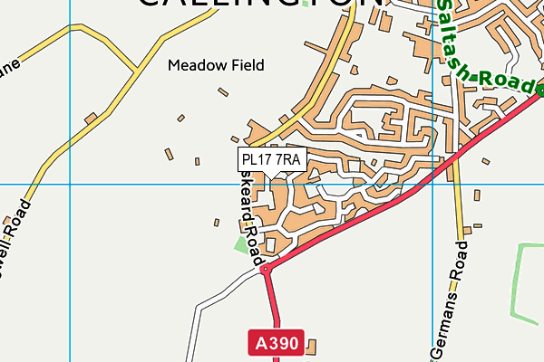 PL17 7RA map - OS VectorMap District (Ordnance Survey) PL17 7RA map - OS VectorMap District (Ordnance Survey)