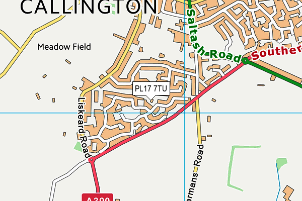 PL17 7TU map - OS VectorMap District (Ordnance Survey) PL17 7TU map - OS VectorMap District (Ordnance Survey)