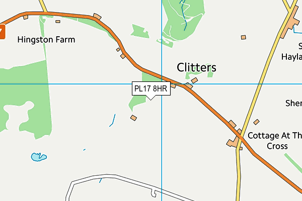 PL17 8HR map - OS VectorMap District (Ordnance Survey) PL17 8HR map - OS VectorMap District (Ordnance Survey)