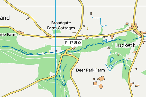 PL17 8LQ map - OS VectorMap District (Ordnance Survey) PL17 8LQ map - OS VectorMap District (Ordnance Survey)