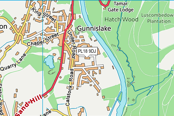 PL18 9DJ map - OS VectorMap District (Ordnance Survey) PL18 9DJ map - OS VectorMap District (Ordnance Survey)