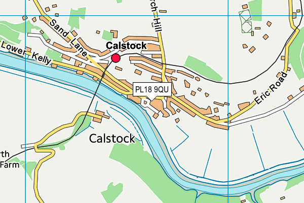 PL18 9QU map - OS VectorMap District (Ordnance Survey) PL18 9QU map - OS VectorMap District (Ordnance Survey)