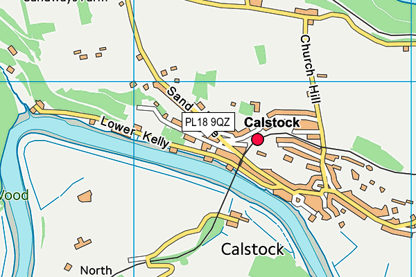 PL18 9QZ map - OS VectorMap District (Ordnance Survey) PL18 9QZ map - OS VectorMap District (Ordnance Survey)