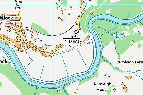 PL18 9SJ map - OS VectorMap District (Ordnance Survey) PL18 9SJ map - OS VectorMap District (Ordnance Survey)
