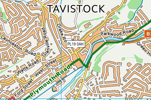 PL19 0AH map - OS VectorMap District (Ordnance Survey) PL19 0AH map - OS VectorMap District (Ordnance Survey)