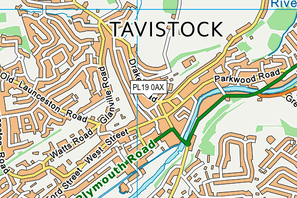 PL19 0AX map - OS VectorMap District (Ordnance Survey) PL19 0AX map - OS VectorMap District (Ordnance Survey)