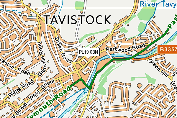 PL19 0BN map - OS VectorMap District (Ordnance Survey) PL19 0BN map - OS VectorMap District (Ordnance Survey)
