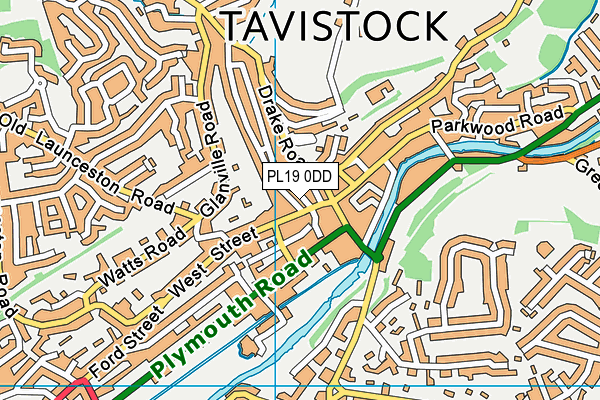 PL19 0DD map - OS VectorMap District (Ordnance Survey) PL19 0DD map - OS VectorMap District (Ordnance Survey)
