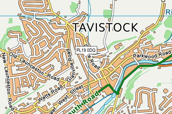 PL19 0DQ map - OS VectorMap District (Ordnance Survey) PL19 0DQ map - OS VectorMap District (Ordnance Survey)