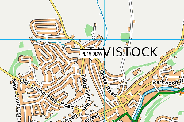 PL19 0DW map - OS VectorMap District (Ordnance Survey) PL19 0DW map - OS VectorMap District (Ordnance Survey)