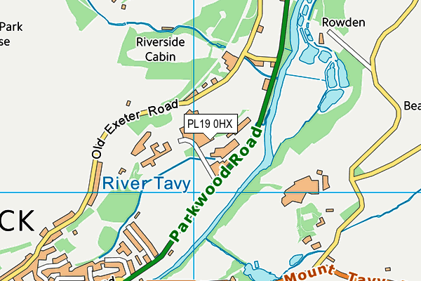PL19 0HX map - OS VectorMap District (Ordnance Survey) PL19 0HX map - OS VectorMap District (Ordnance Survey)
