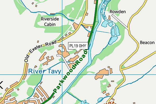 PL19 0HY map - OS VectorMap District (Ordnance Survey) PL19 0HY map - OS VectorMap District (Ordnance Survey)