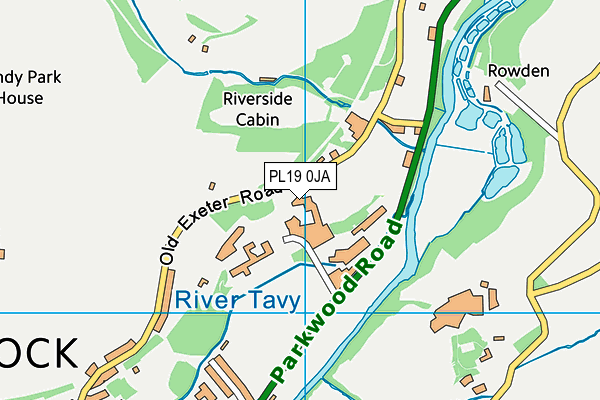 PL19 0JA map - OS VectorMap District (Ordnance Survey) PL19 0JA map - OS VectorMap District (Ordnance Survey)