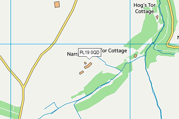 PL19 0QD map - OS VectorMap District (Ordnance Survey) PL19 0QD map - OS VectorMap District (Ordnance Survey)