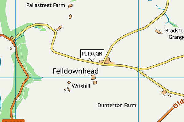PL19 0QR map - OS VectorMap District (Ordnance Survey) PL19 0QR map - OS VectorMap District (Ordnance Survey)