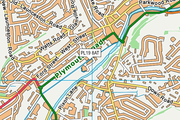 PL19 8AT map - OS VectorMap District (Ordnance Survey) PL19 8AT map - OS VectorMap District (Ordnance Survey)