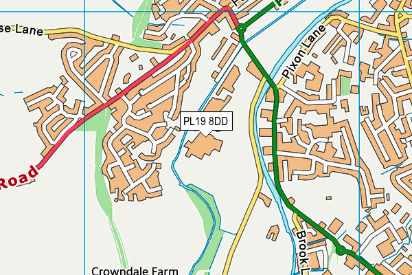 PL19 8DD map - OS VectorMap District (Ordnance Survey) PL19 8DD map - OS VectorMap District (Ordnance Survey)