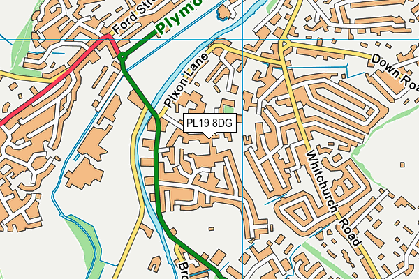 PL19 8DG map - OS VectorMap District (Ordnance Survey) PL19 8DG map - OS VectorMap District (Ordnance Survey)