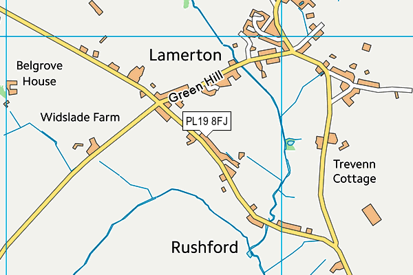PL19 8FJ map - OS VectorMap District (Ordnance Survey) PL19 8FJ map - OS VectorMap District (Ordnance Survey)