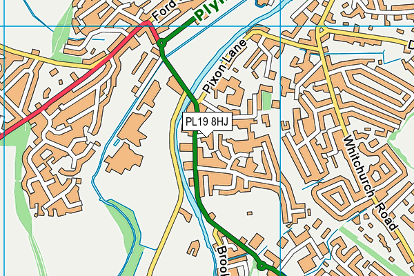 PL19 8HJ map - OS VectorMap District (Ordnance Survey) PL19 8HJ map - OS VectorMap District (Ordnance Survey)