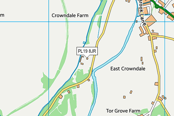 PL19 8JR map - OS VectorMap District (Ordnance Survey) PL19 8JR map - OS VectorMap District (Ordnance Survey)