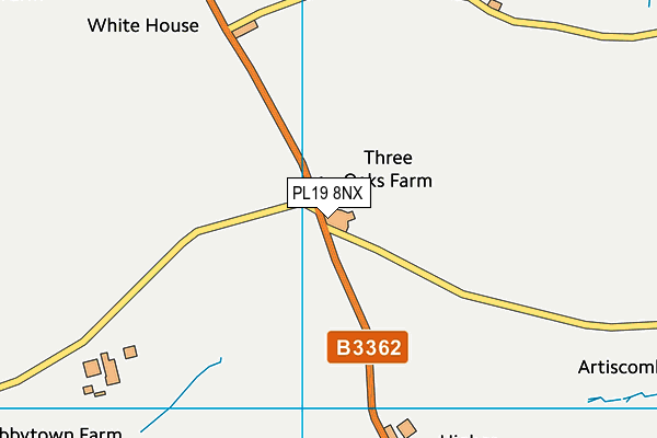 PL19 8NX map - OS VectorMap District (Ordnance Survey) PL19 8NX map - OS VectorMap District (Ordnance Survey)