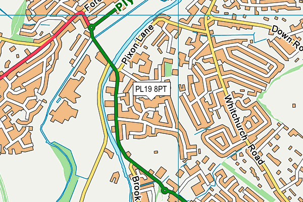 PL19 8PT map - OS VectorMap District (Ordnance Survey) PL19 8PT map - OS VectorMap District (Ordnance Survey)