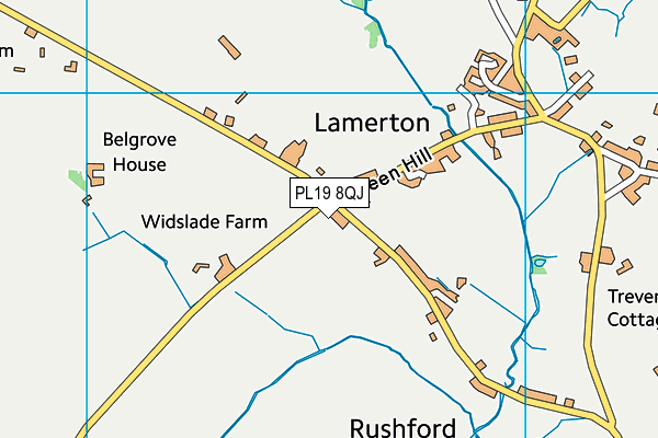 PL19 8QJ map - OS VectorMap District (Ordnance Survey) PL19 8QJ map - OS VectorMap District (Ordnance Survey)