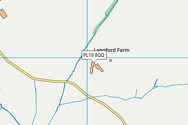 PL19 8QQ map - OS VectorMap District (Ordnance Survey) PL19 8QQ map - OS VectorMap District (Ordnance Survey)