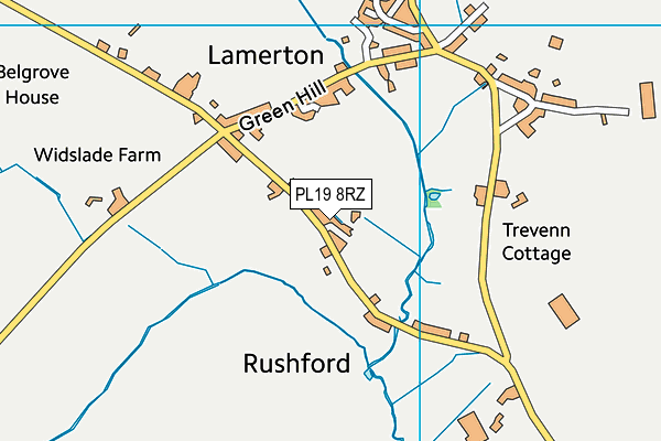 PL19 8RZ map - OS VectorMap District (Ordnance Survey) PL19 8RZ map - OS VectorMap District (Ordnance Survey)