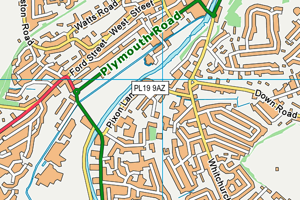 PL19 9AZ map - OS VectorMap District (Ordnance Survey) PL19 9AZ map - OS VectorMap District (Ordnance Survey)