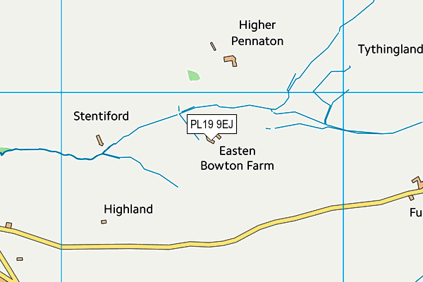PL19 9EJ map - OS VectorMap District (Ordnance Survey) PL19 9EJ map - OS VectorMap District (Ordnance Survey)