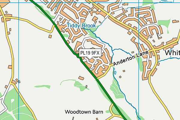 PL19 9FX map - OS VectorMap District (Ordnance Survey) PL19 9FX map - OS VectorMap District (Ordnance Survey)