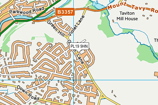 PL19 9HN map - OS VectorMap District (Ordnance Survey) PL19 9HN map - OS VectorMap District (Ordnance Survey)