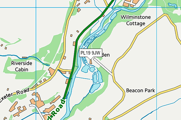 PL19 9JW map - OS VectorMap District (Ordnance Survey) PL19 9JW map - OS VectorMap District (Ordnance Survey)