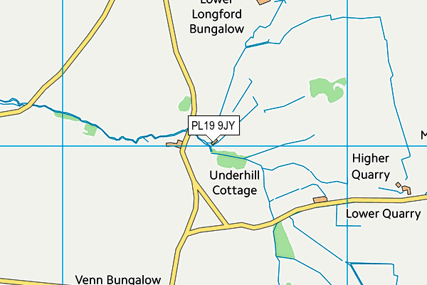 PL19 9JY map - OS VectorMap District (Ordnance Survey) PL19 9JY map - OS VectorMap District (Ordnance Survey)