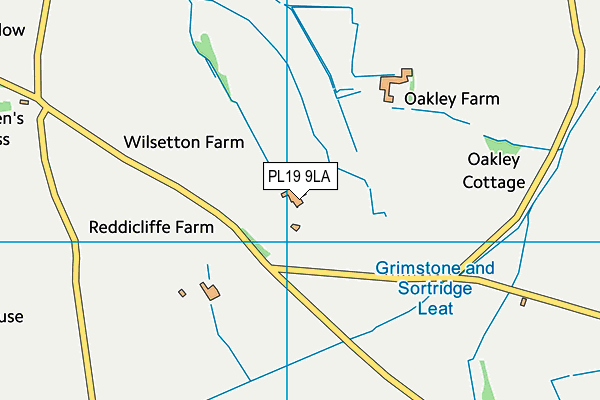PL19 9LA map - OS VectorMap District (Ordnance Survey) PL19 9LA map - OS VectorMap District (Ordnance Survey)