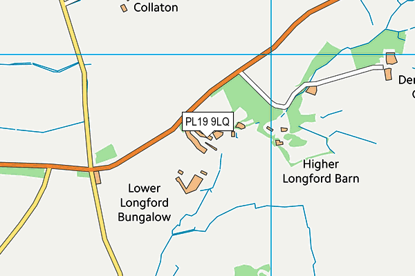 PL19 9LQ map - OS VectorMap District (Ordnance Survey) PL19 9LQ map - OS VectorMap District (Ordnance Survey)