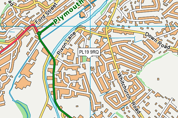 PL19 9RQ map - OS VectorMap District (Ordnance Survey) PL19 9RQ map - OS VectorMap District (Ordnance Survey)