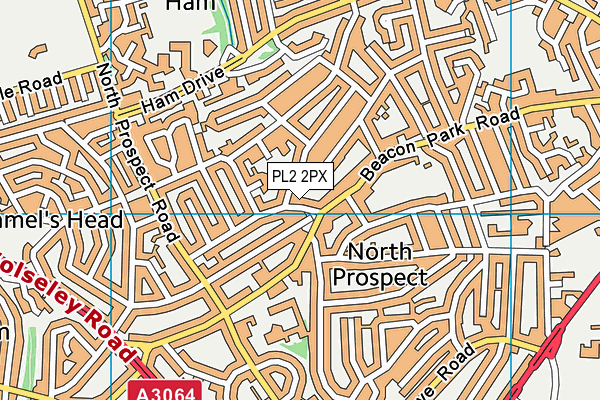 PL2 2PX map - OS VectorMap District (Ordnance Survey) PL2 2PX map - OS VectorMap District (Ordnance Survey)