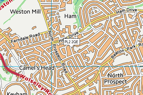 PL2 2QE map - OS VectorMap District (Ordnance Survey) PL2 2QE map - OS VectorMap District (Ordnance Survey)