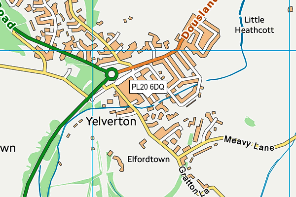 PL20 6DQ map - OS VectorMap District (Ordnance Survey) PL20 6DQ map - OS VectorMap District (Ordnance Survey)