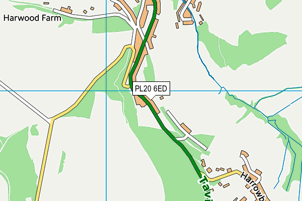 PL20 6ED map - OS VectorMap District (Ordnance Survey) PL20 6ED map - OS VectorMap District (Ordnance Survey)