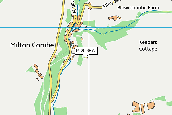 PL20 6HW map - OS VectorMap District (Ordnance Survey) PL20 6HW map - OS VectorMap District (Ordnance Survey)