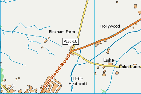PL20 6JJ map - OS VectorMap District (Ordnance Survey) PL20 6JJ map - OS VectorMap District (Ordnance Survey)