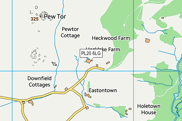PL20 6LG map - OS VectorMap District (Ordnance Survey) PL20 6LG map - OS VectorMap District (Ordnance Survey)