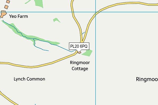 PL20 6PQ map - OS VectorMap District (Ordnance Survey) PL20 6PQ map - OS VectorMap District (Ordnance Survey)